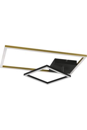 Trio Padella R62642108 mat messing plafondlamp