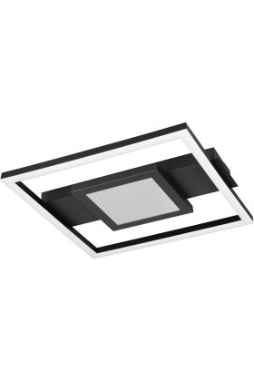 Plafondlamp Wheeler zwart 35cm