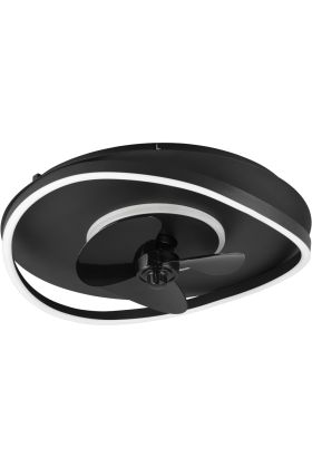 Reality Sortland R67393132 zwarte plafondventilator