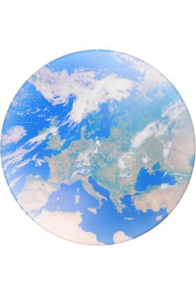 Plafonniere Terra blauw 37cm