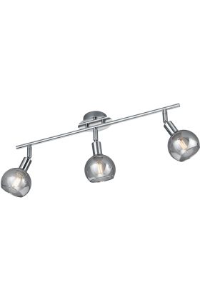 Trio Brest R80593006 chromen spot met rookglas