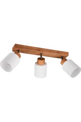 Trio Assam R81113030 natuur houten spot met glas