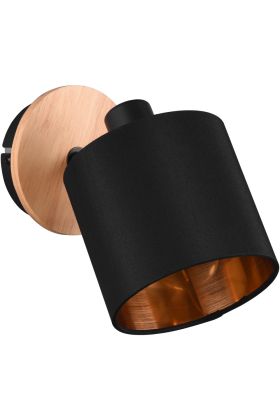 Trio Tommy R81331030 zwart gouden spot