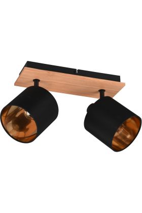 Trio Tommy R81332030 zwart gouden spot