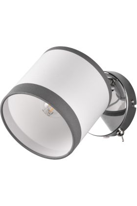 Trio Davos R81551706 wandspot met kapje van textiel