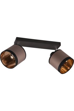 Trio Davos R81552041 spot met taupe kapjes