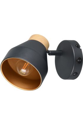 Casalum Valentin R81921732 zwart metalen spot