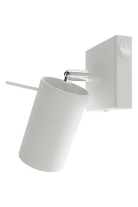 Sollux Ring SL.1024 witte wandspot met schakelaar