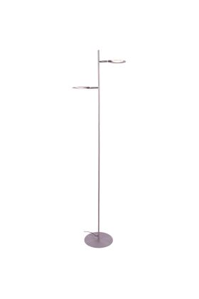 Freelight Piana S1812S staal kleurige vloerlamp