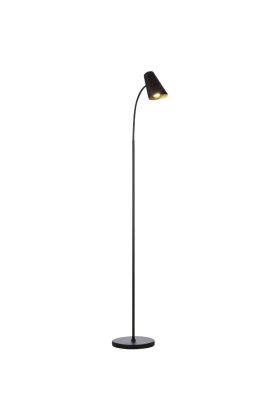 Freelight Diciotto S3402Z zwarte vloerlamp