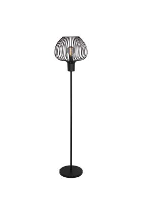 Vloerlamp Arraffone S8338Z zwart metalen vloerlamp