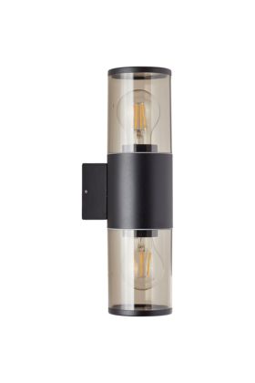 Brilliant Sergio 96473/63 mat zwarte buiten wandlamp