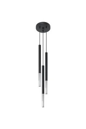 Sollux Mozaica SL.0887 zwart met chromen hanglamp