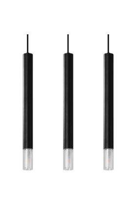 Sollux Wezyr SL.0962 zwarte hanglamp