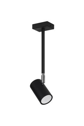 Sollux Norano SOL1074 mat zwarte verlaagde spot