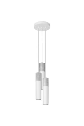Sollux Borgio SOL1080 witte hanglamp met beton