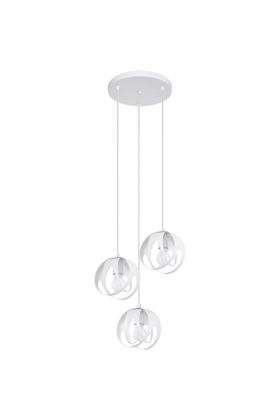 Sollux Tulos SOL1084 mat witte hanglamp