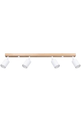 Sollux Verdo SL.1289 witte spot van hout en metaal
