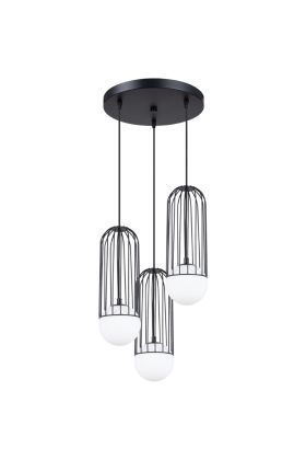 Sollux Brina SL.1336 zwarte hanglamp
