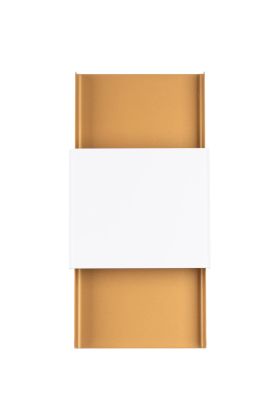 Sollux Durlin SL.1353 wit met goudkleurige wandlamp