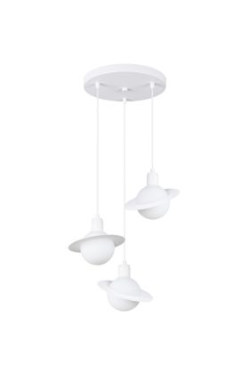 Sollux Hyperion SL.1357 witte hanglamp planeten