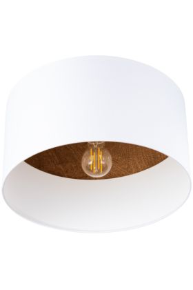 Sollux Telesto SL.1392 plafonniere van textiel en hout