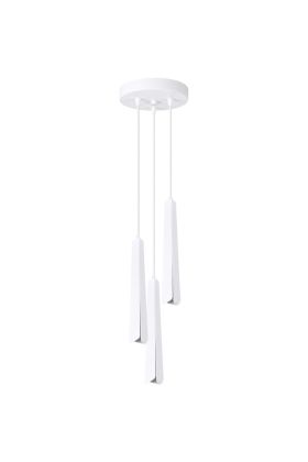 Sollux Prysm SL.1398 wit metalen hanglamp