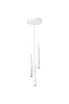 Sollux Prysm SL.1398 wit metalen hanglamp