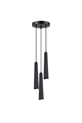 Sollux Prysm SL.1401 zwart metalen hanglamp