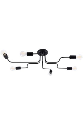 Sollux Vector SL.1447 zwarte plafondlamp