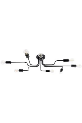 Sollux Vector SL.1448 zwarte plafondlamp