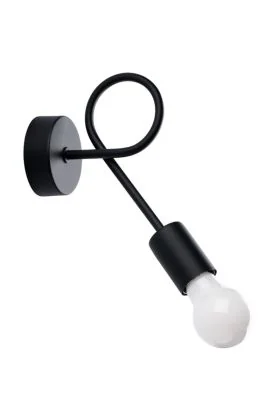 Sollux Levar SL.1454 zwarte wandlamp