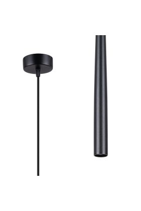 Sollux Bliss SL.1462 zwarte cilindervormige hanglamp