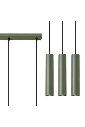 Sollux Lagos SL.1486 olijfgroene hanglamp