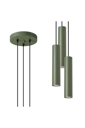 Sollux Lagos SL.1487 olijf groene hanglamp