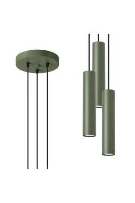 Sollux Lagos SL.1487 olijf groene hanglamp