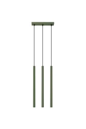 Sollux Pastelo SL.1520 olijfgroene hanglamp met buizen