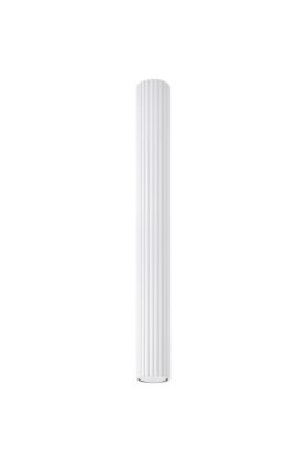 Sollux Karbon SL.1534 witte geribbelde plafondlamp