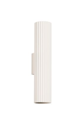 Sollux Karbon SL.1596 beige geribbelde updown wandlamp