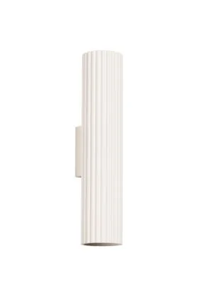 Sollux Karbon SL.1596 beige geribbelde updown wandlamp