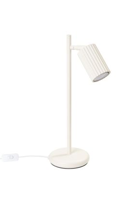 Sollux Karbon SL.1605 beige geribbelde tafellamp