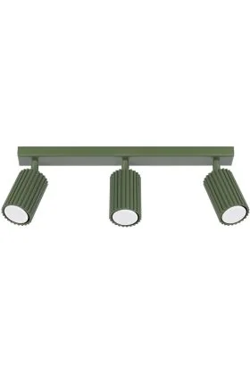 Sollux Karbon SL.1619 olijf groene geribbelde spot