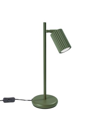 Sollux Karbon SL.1624 groen geribbelde tafellamp