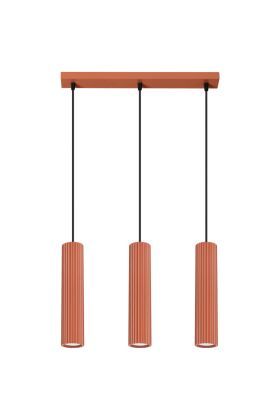 Hanglamp Karbon rood 45cm