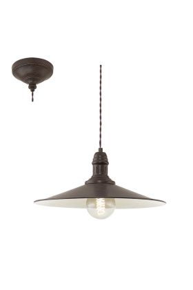 Eglo Stockbury 49456 hanglamp bruin