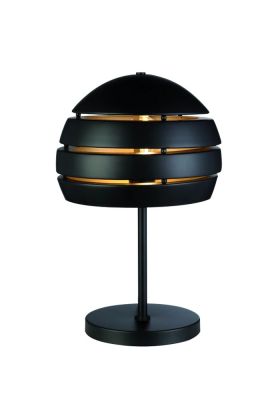Freelight Djarin T0601Z zwart met goudkleurige tafellamp