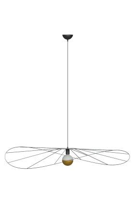 Thoro Eskola TH.010CZ zwarte hanglamp van draadstaal