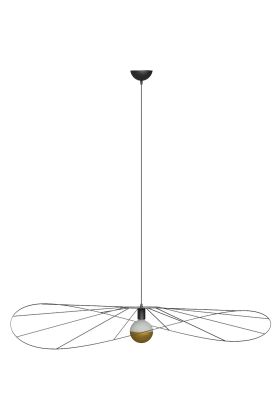 Thoro Eskola TH.011CZ zwarte hanglamp van draadstaal