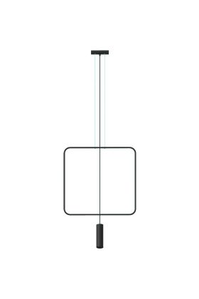 Thoro Rana TH.018CZ zwarte hanglamp