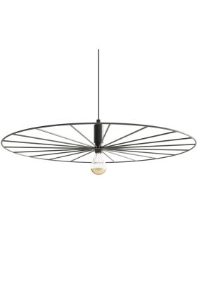 Thoro Sirkel TH.146 zwarte hanglamp van draadstaal
